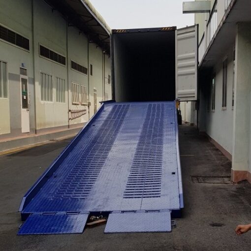 Cầu dẫn xe nâng lên container KAT-YD10 mobile loading ramp container