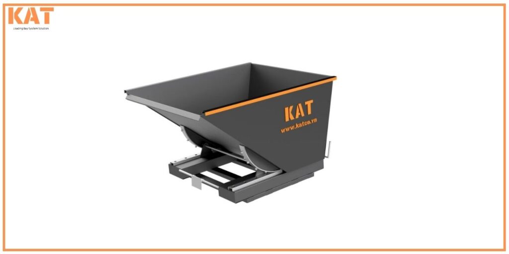 TRANG CHỦ thùng rác công nghiệp tự đổ