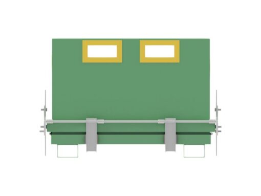bottom discharged container