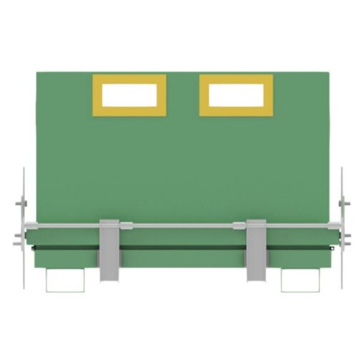 bottom discharged container