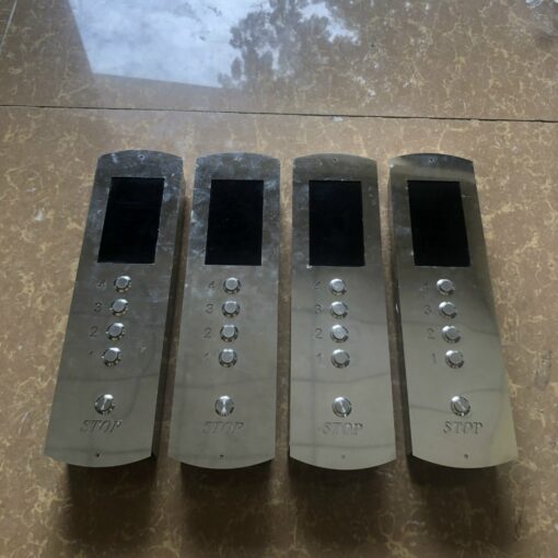 Thang nâng xe máy thủy lực mặt gọi tầng thang nâng hàng có hiện thị số